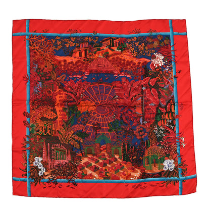 Hermes Silk Jardins D Hiver Scarf 90 1 of 3
