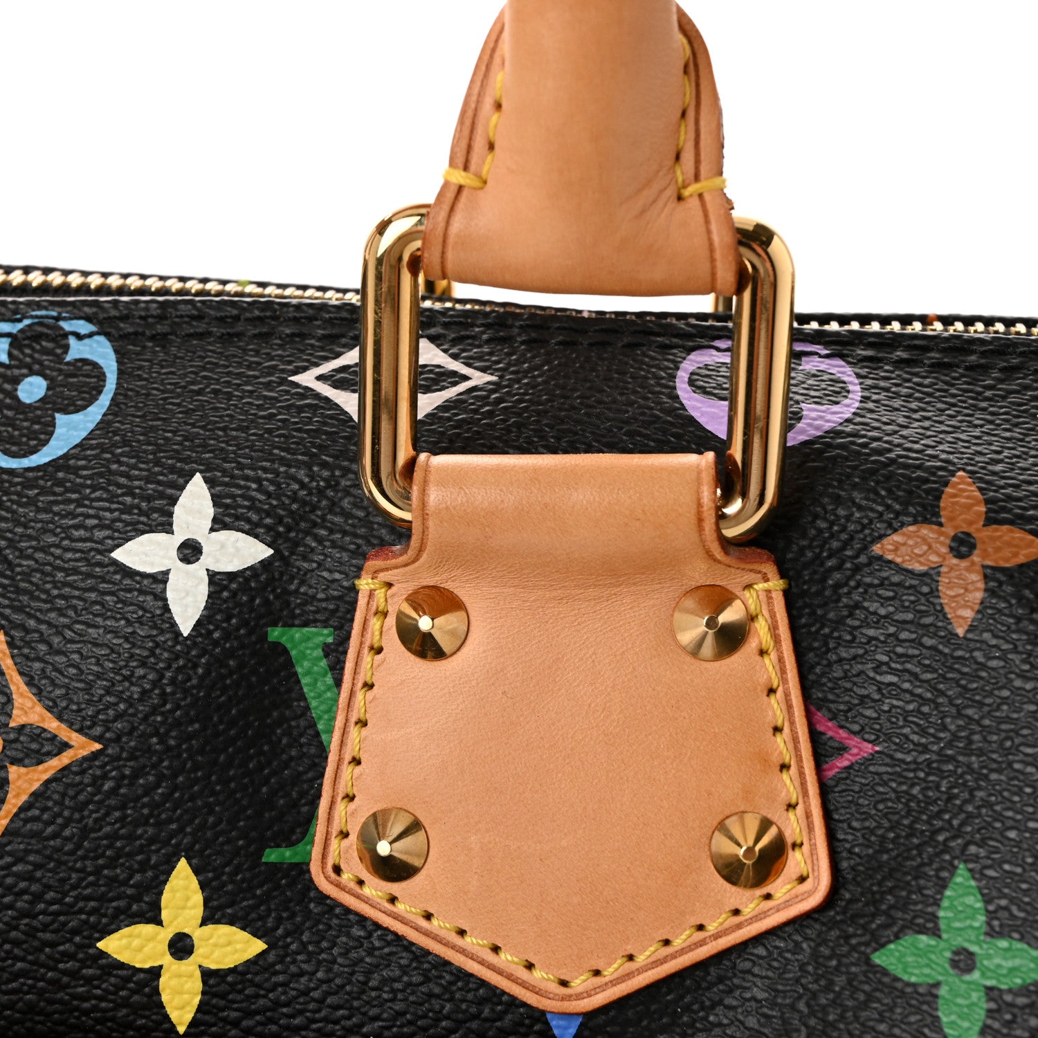 Louis Vuitton Monogram Multicolor Speedy 30 Black 7 of 9