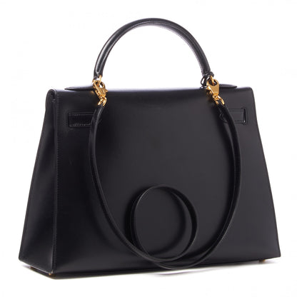 Hermes Box Kelly Sellier 32 Black 3 of 31