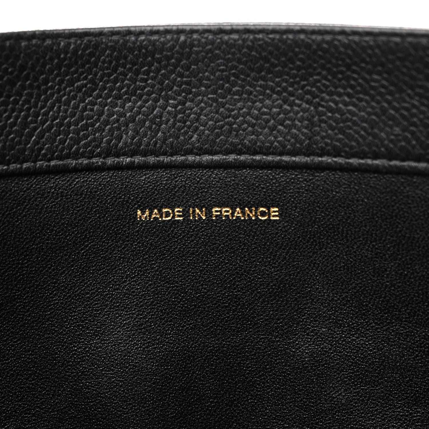 Chanel Caviar CC Shopper Tote Black 7 of 21
