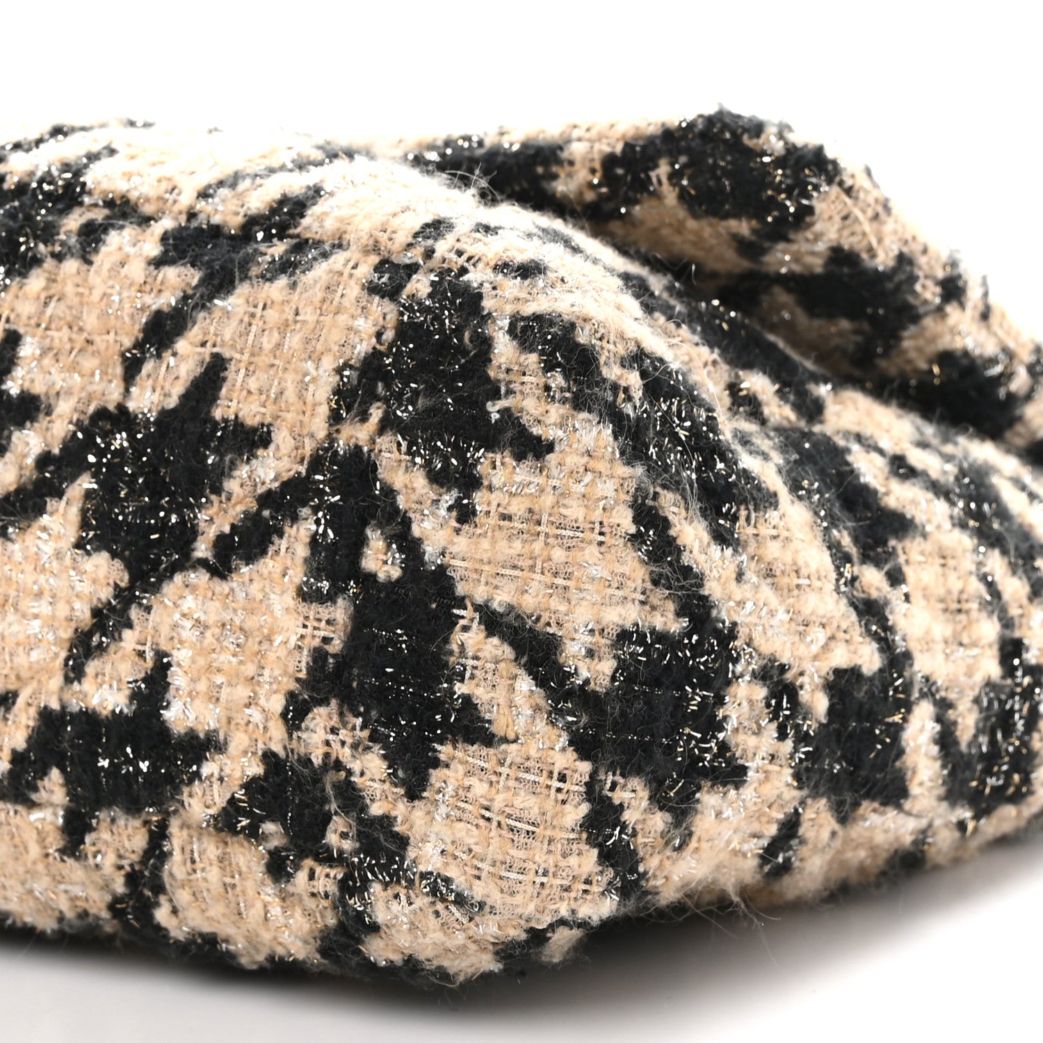 Chanel Tweed Maxi Chanel 19 Flap Beige Black 9 of 10