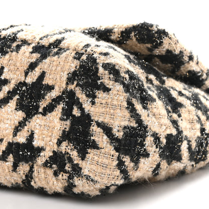 Chanel Tweed Maxi Chanel 19 Flap Beige Black 9 of 10