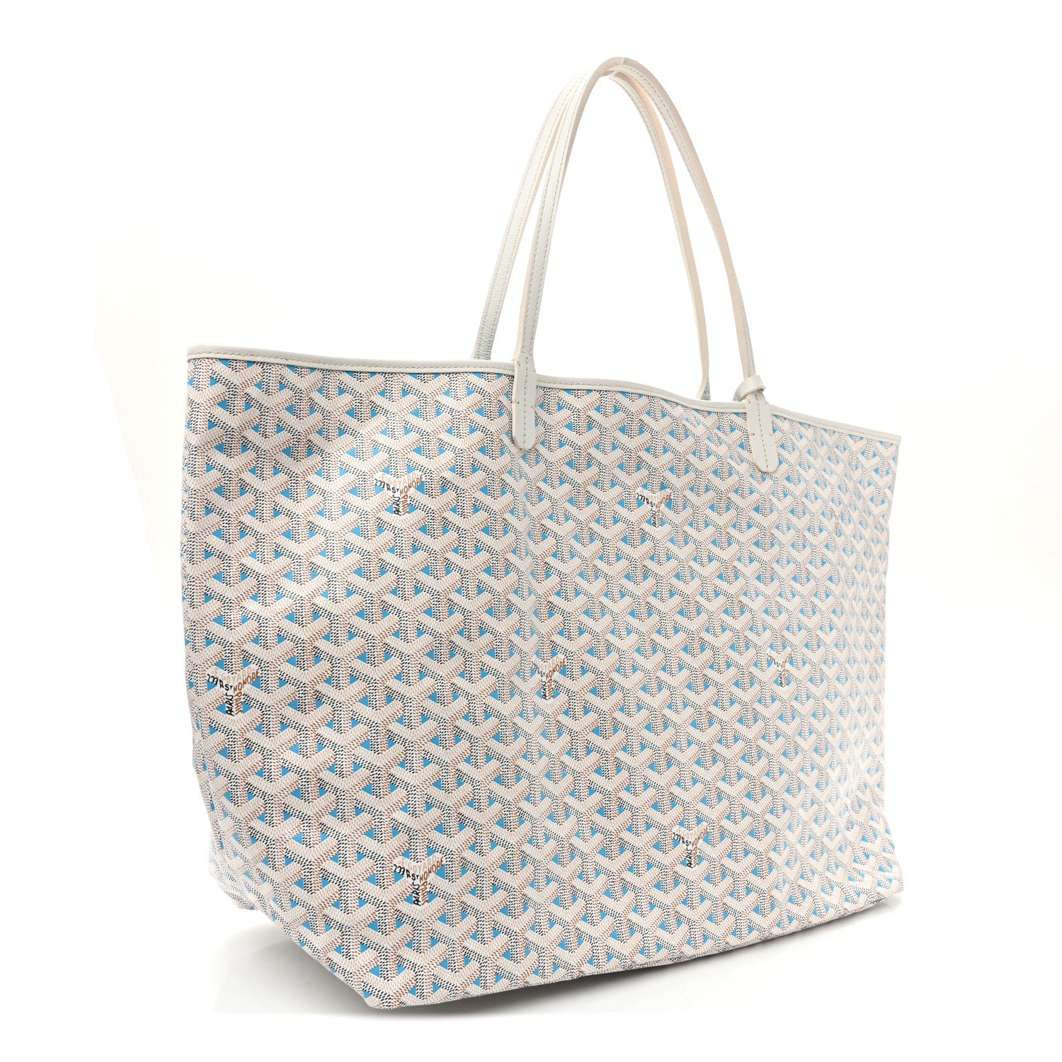 Goyard Goyardine Saint Louis Claire Voie GM White Opaline 4 of 11