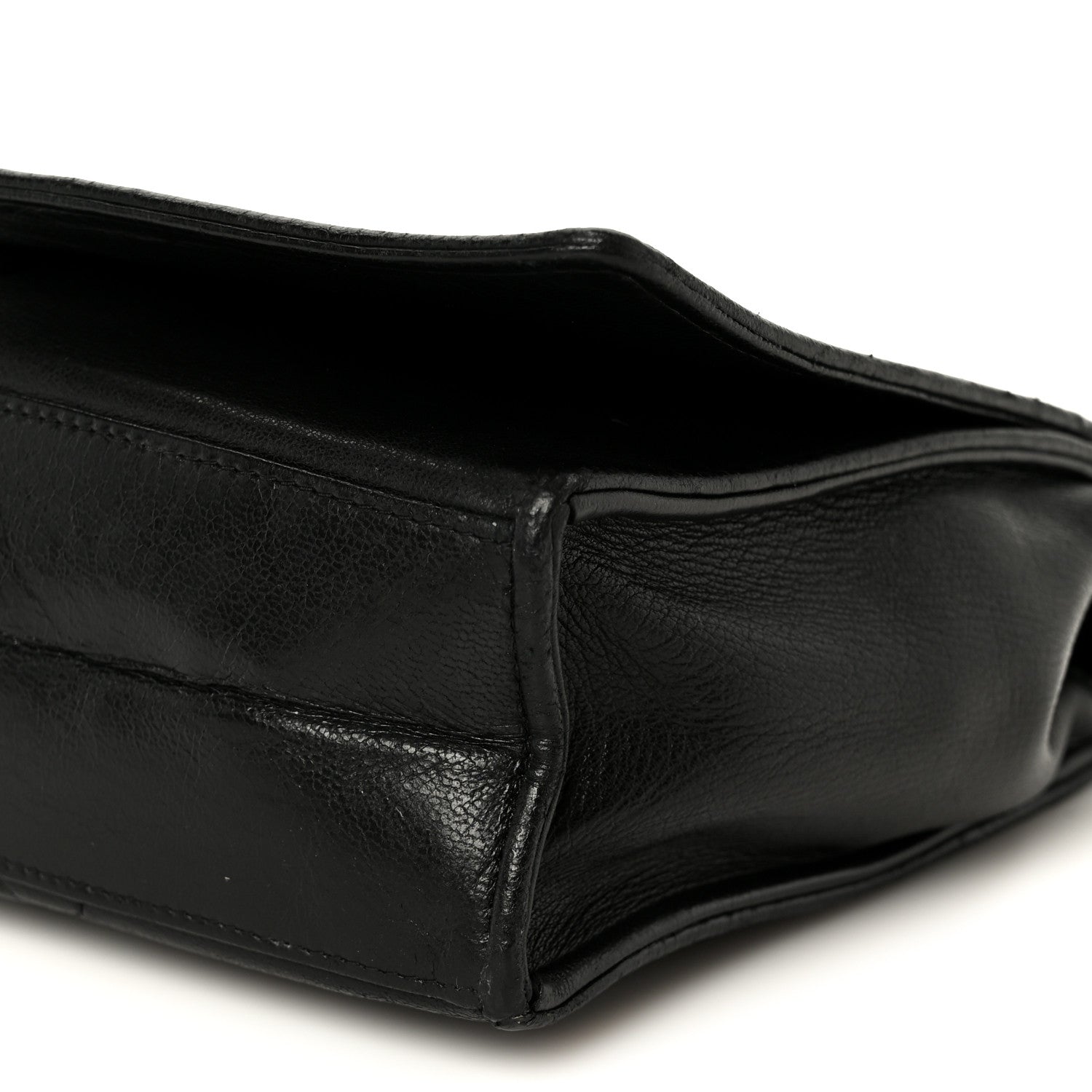 Chanel Lambskin Quilted Diamond CC Flap Black 11 of 11