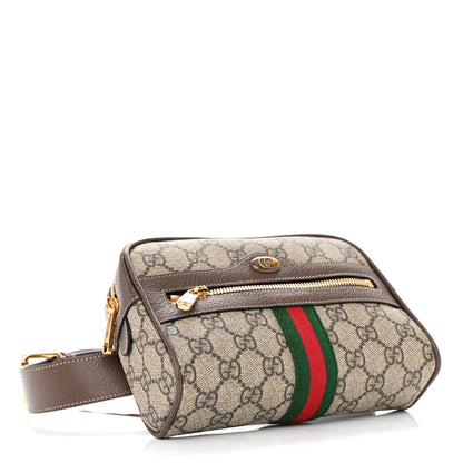 Gucci GG Supreme Monogram Small Ophidia Belt Bag 75 30 Dark Brown 4 of 10