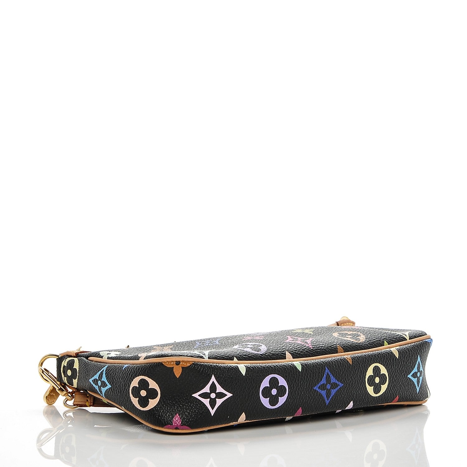 Louis Vuitton Monogram Multicolor Pochette Accessories Black 4 of 6
