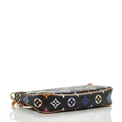 Louis Vuitton Monogram Multicolor Pochette Accessories Black 4 of 6