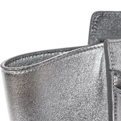 Celine Laminated Lambskin Micro Luggage Silver 13 of 18