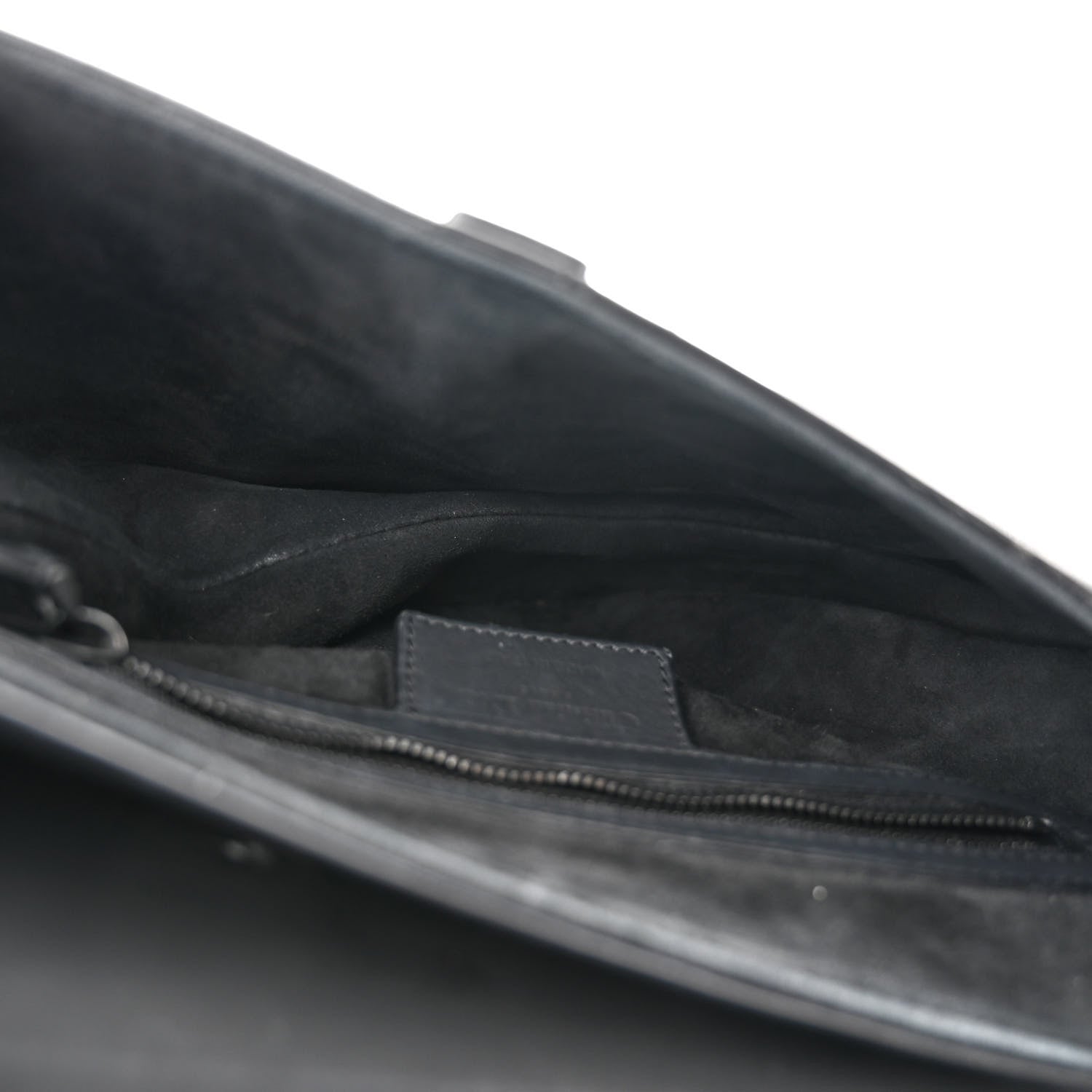 Christian Dior Ultra Matte Calfskin Saddle Bag Black 5 of 14