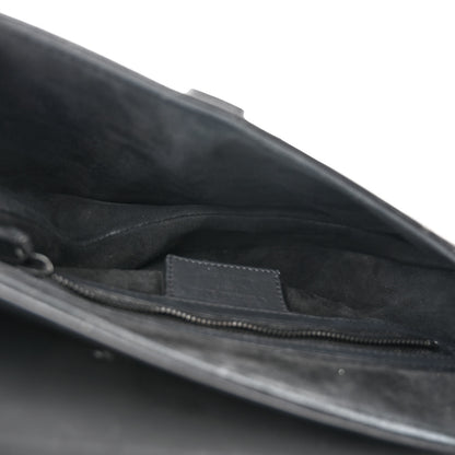 Christian Dior Ultra Matte Calfskin Saddle Bag Black 5 of 14