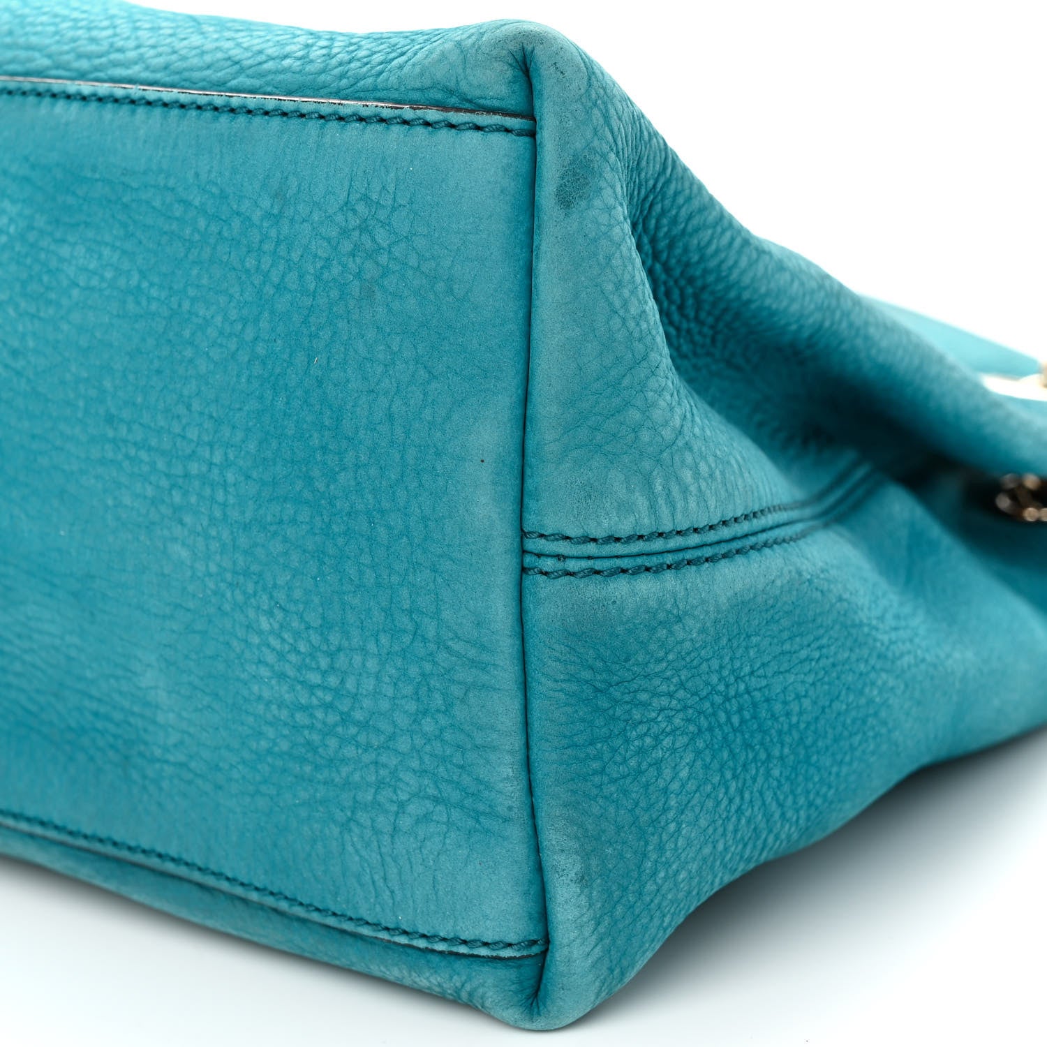 Gucci Vitello Range Medium Soho Chain Shoulder Bag Deep Cobalt 10 of 21