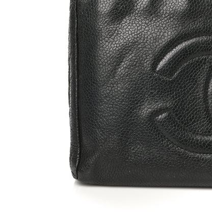 Chanel Caviar Timeless CC Cosmetic Pouch Black 18 of 20