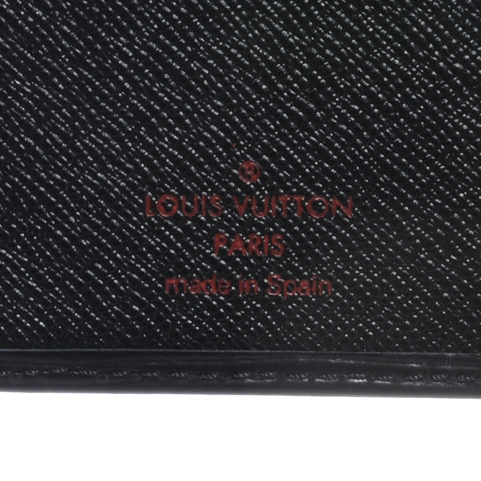 Epi Checkbook Cover Black