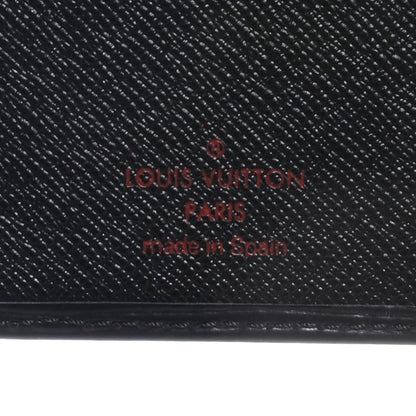 Louis Vuitton Epi Checkbook Cover Black 6 of 7