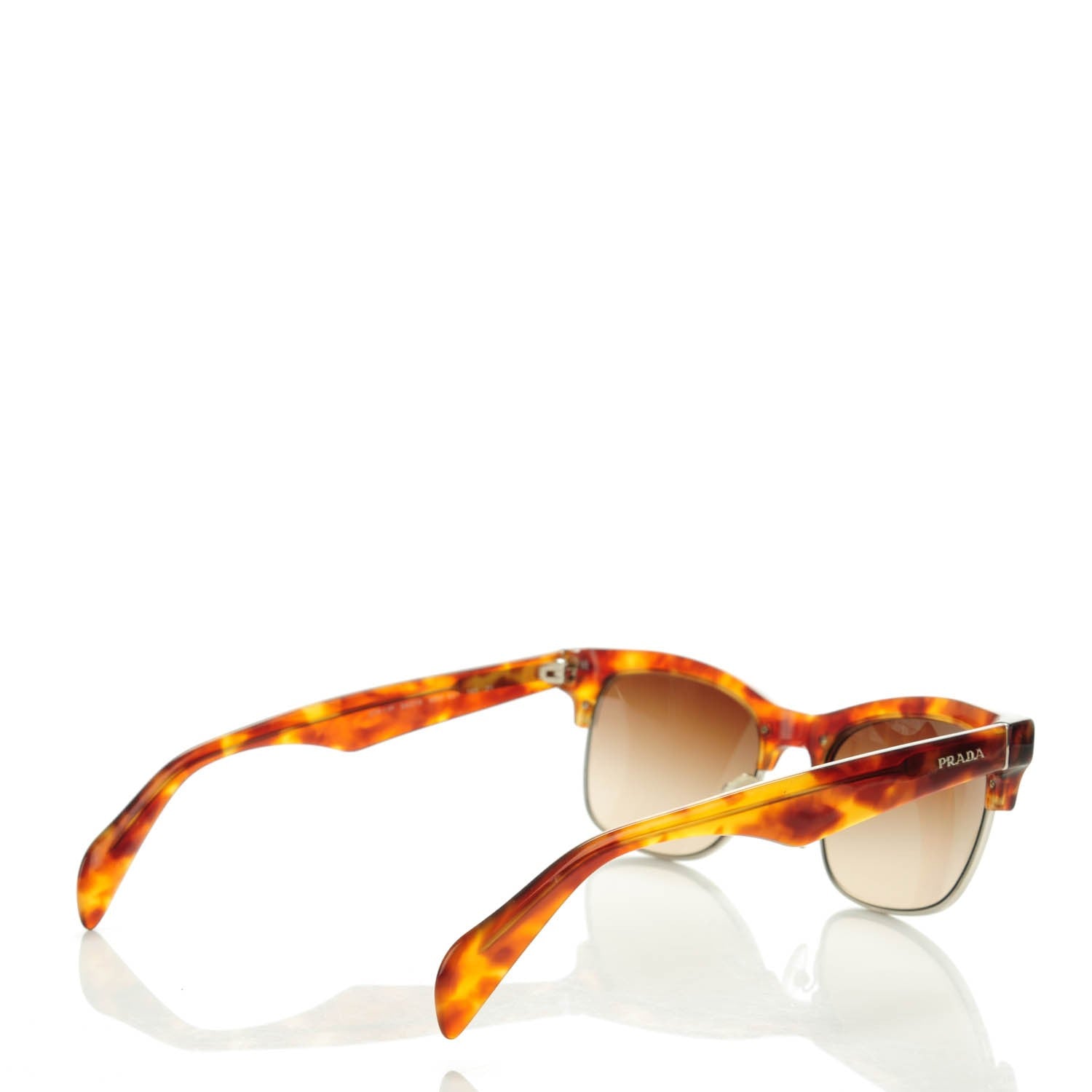 Prada Acetate Sunglasses SPR11P Havana 3 of 5