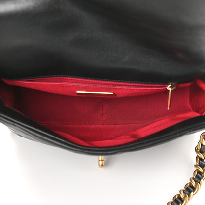 Chanel Lambskin Quilted Medium Chanel 19 Flap Black 5 of 9