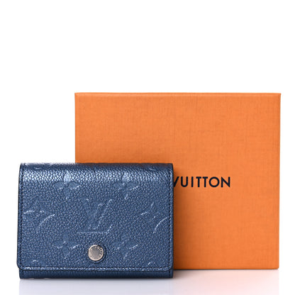 Louis Vuitton Metallic Monogram Business Card Holder Navy Nacre 8 of 8