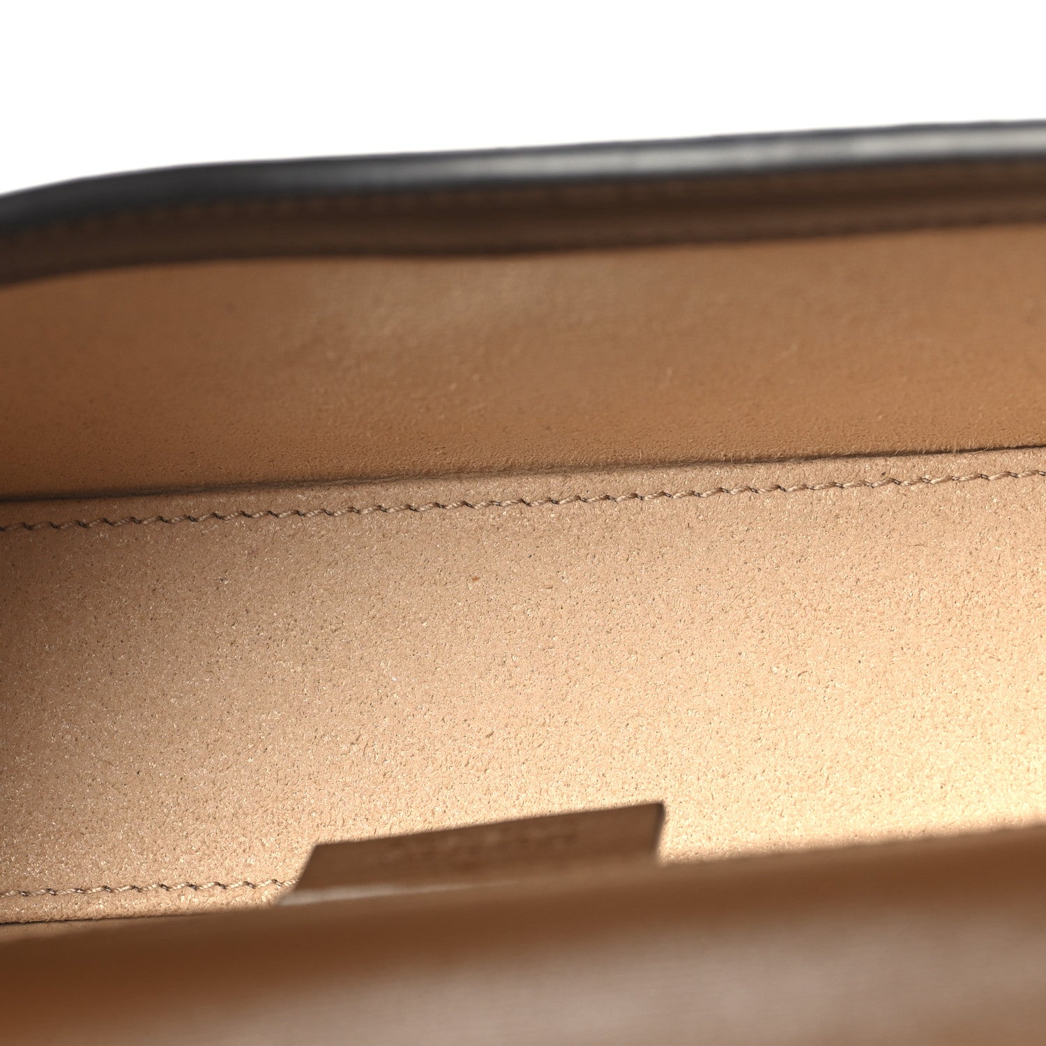 Gucci GG Supreme Monogram Mini Horsebit 1955 Shoulder Bag Beige Brown Sugar 5 of 12