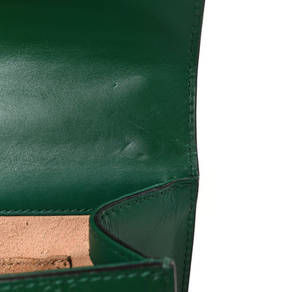Gucci Guccissima Small Padlock Shoulder Bag Emerald 11 of 11