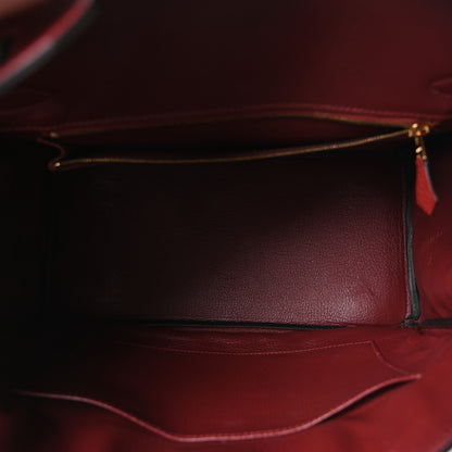 Hermes Togo Birkin 30 Rouge H 5 of 10