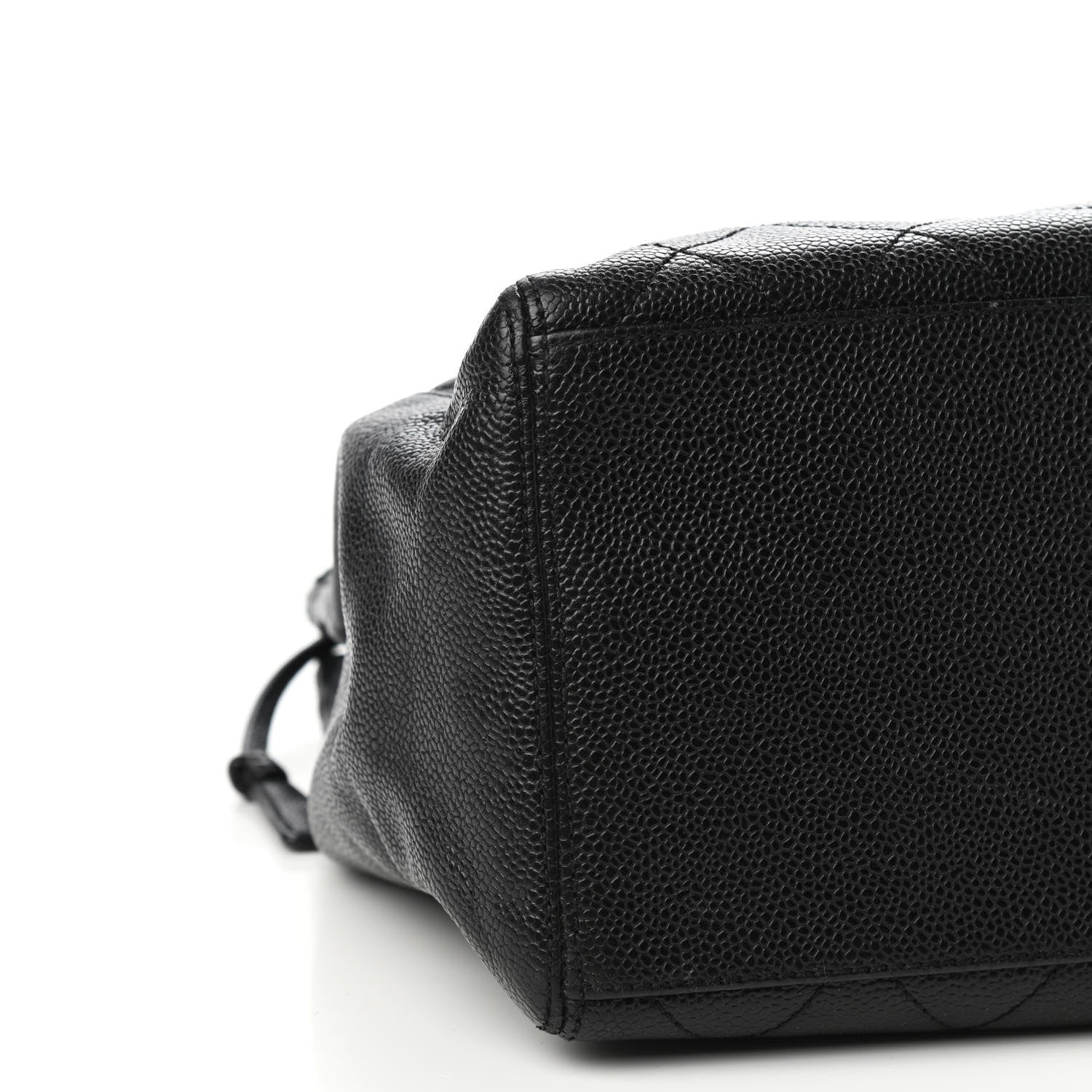 Chanel Caviar Quilted CC Shopping Tote Black 8 of 10