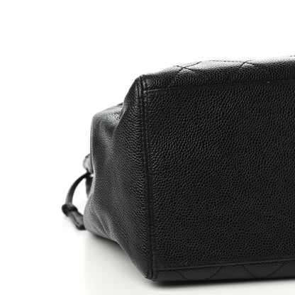 Chanel Caviar Quilted CC Shopping Tote Black 8 of 10
