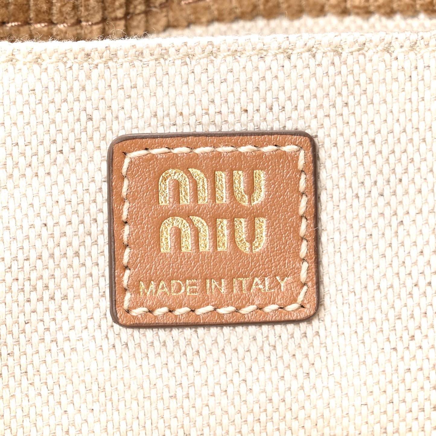 Corduroy Soft Mini Backpack Cannella