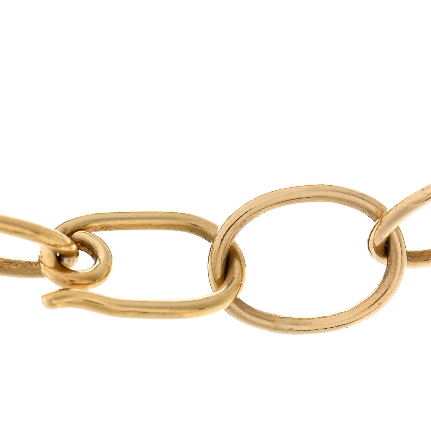 Tiffany 18K Yellow Gold Elsa Peretti Wave Necklace 4 of 4