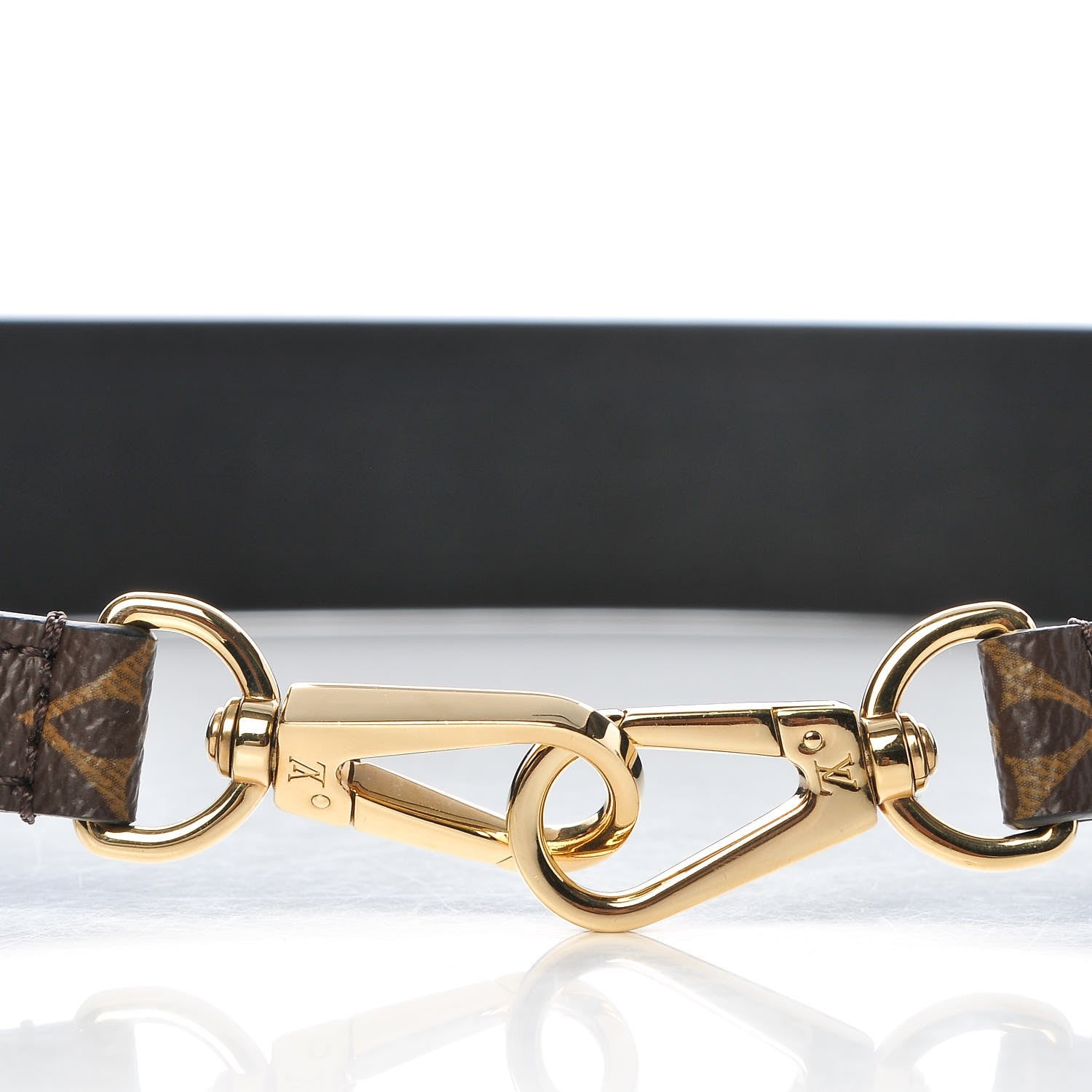 Louis Vuitton Monogram Bandouliere Shoulder Strap Black 6 of 7