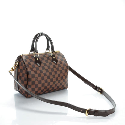 Louis Vuitton Damier Ebene Speedy Bandouliere 25 3 of 8