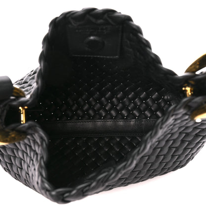 Bottega Veneta Nappa Intrecciato Small Clicker Shoulder Bag Black 5 of 11