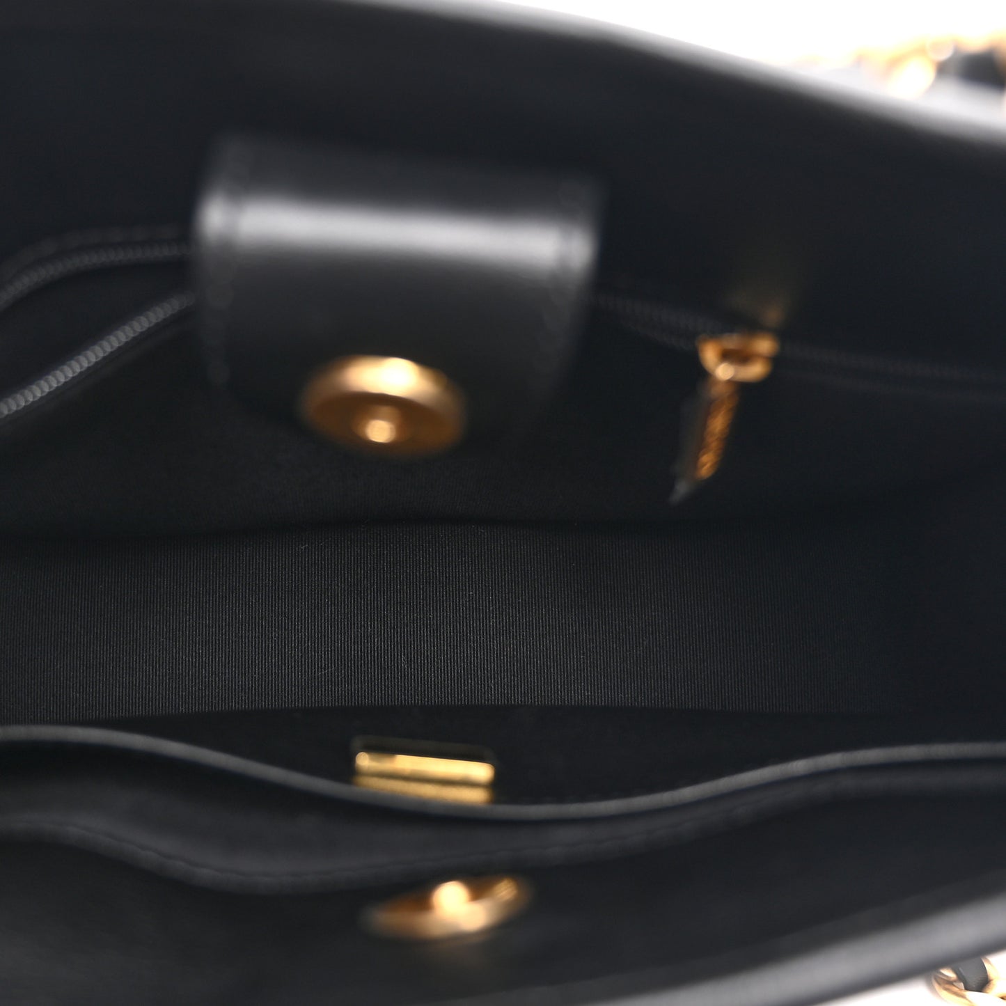 Calfskin Quilted Small Hobo Black