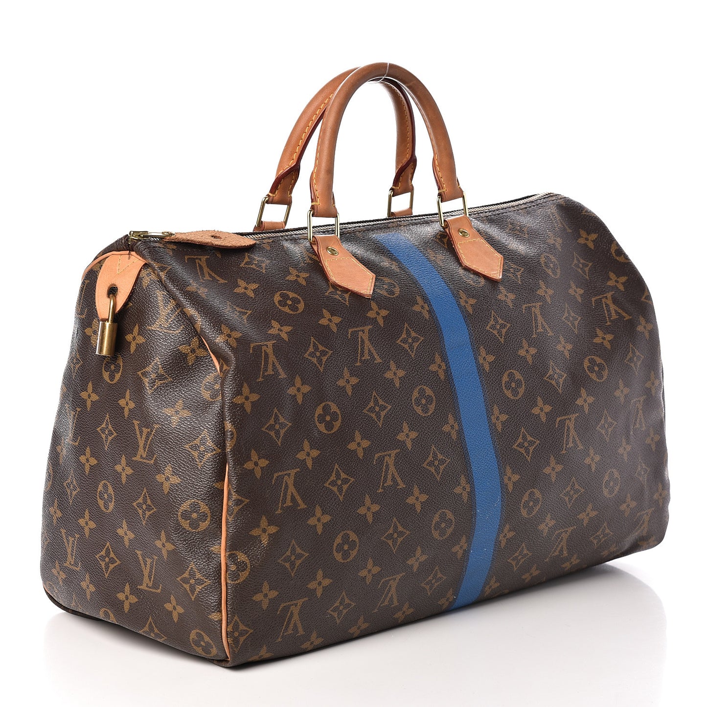 Monogram My LV Heritage Speedy 40 Blue de France Blue Clair