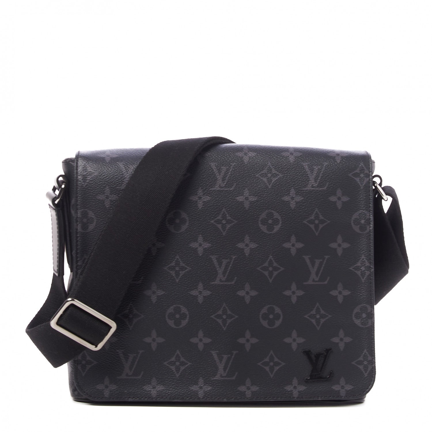 Louis Vuitton Monogram Eclipse District PM Black 1 of 8
