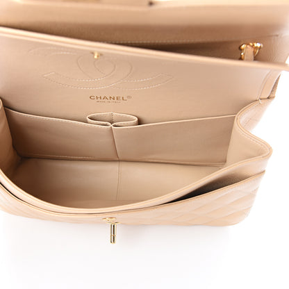Chanel Caviar Quilted Jumbo Double Flap Beige Clair 4 of 9