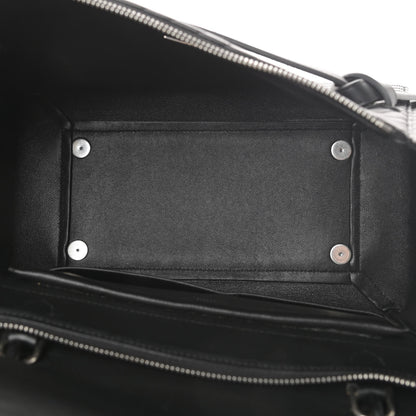Celine Calfskin Diagonal Quilted Mini Belt Bag Black 6 of 16
