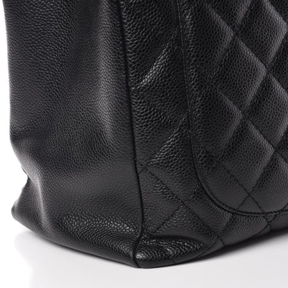 Chanel Caviar Quilted Grand Shopping Tote GST Black 10 of 13