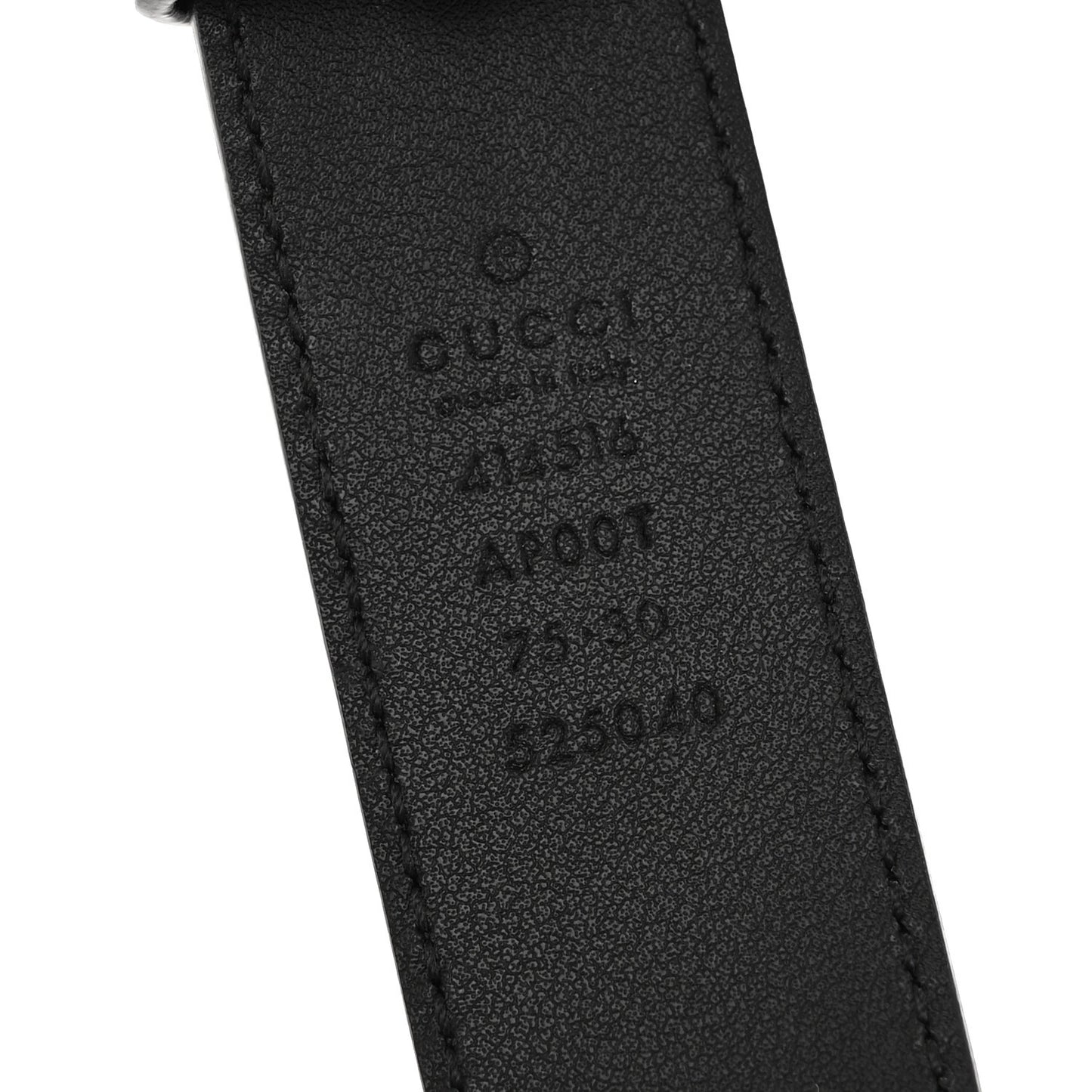 Calfskin Double G 30mm Belt 75 30 Black