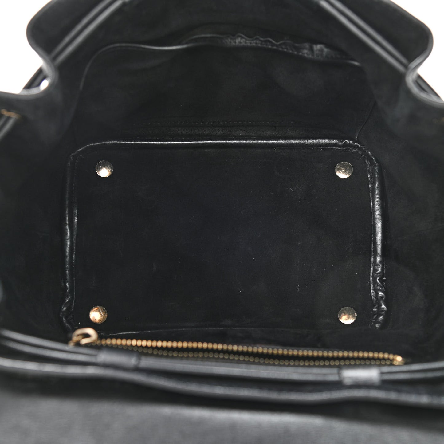 Vitello Rockstud Demilune Backpack Black
