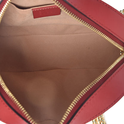 Gucci GG Supreme Monogram Blooms Mini Chain Shoulder Bag Beige Blue Navy Hibiscus Red 5 of 9
