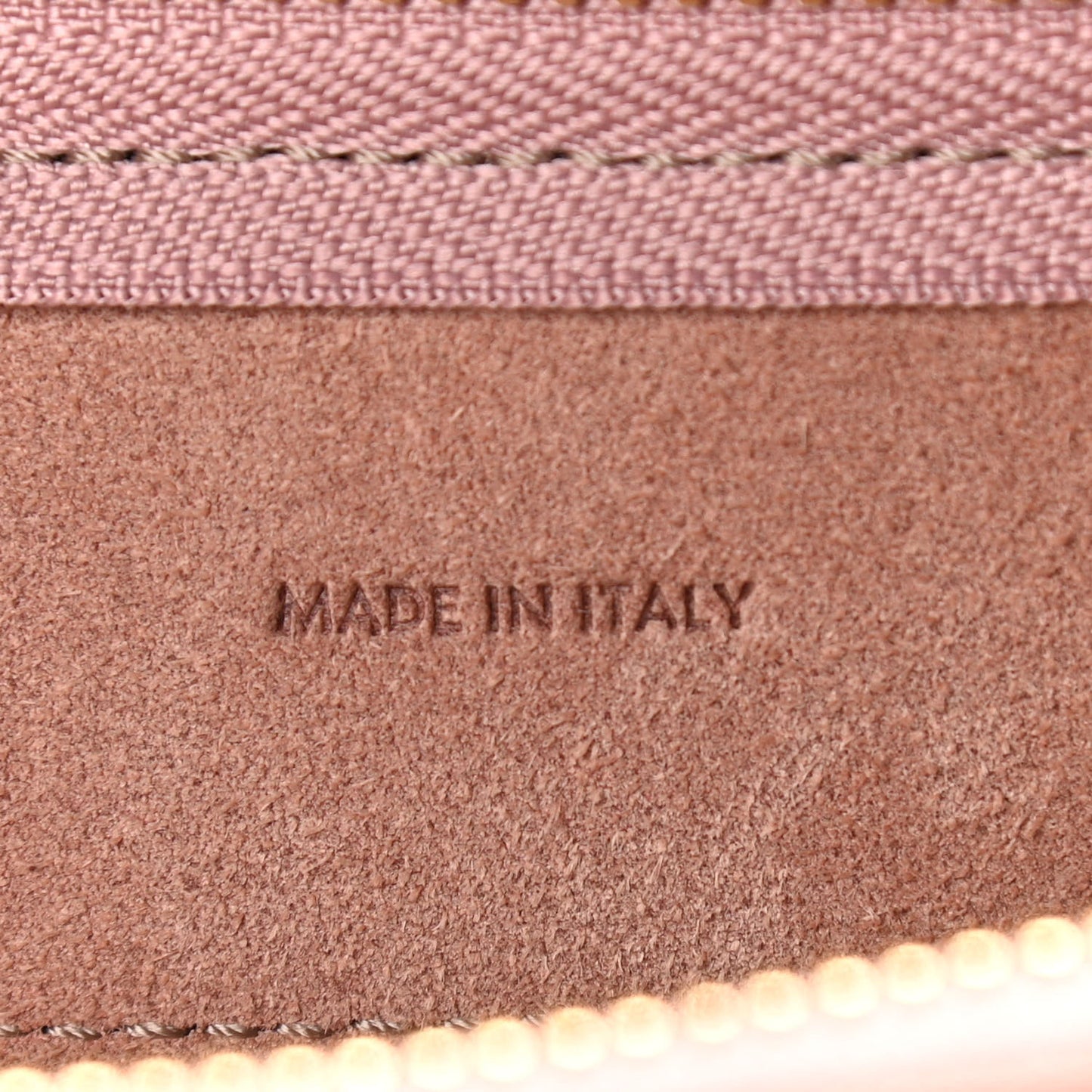 Grained Calfskin Nano Belt Bag Antique Rose