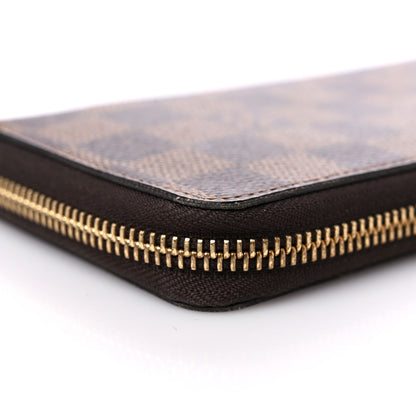 Louis Vuitton Damier Ebene Clemence Wallet Cherry 10 of 11