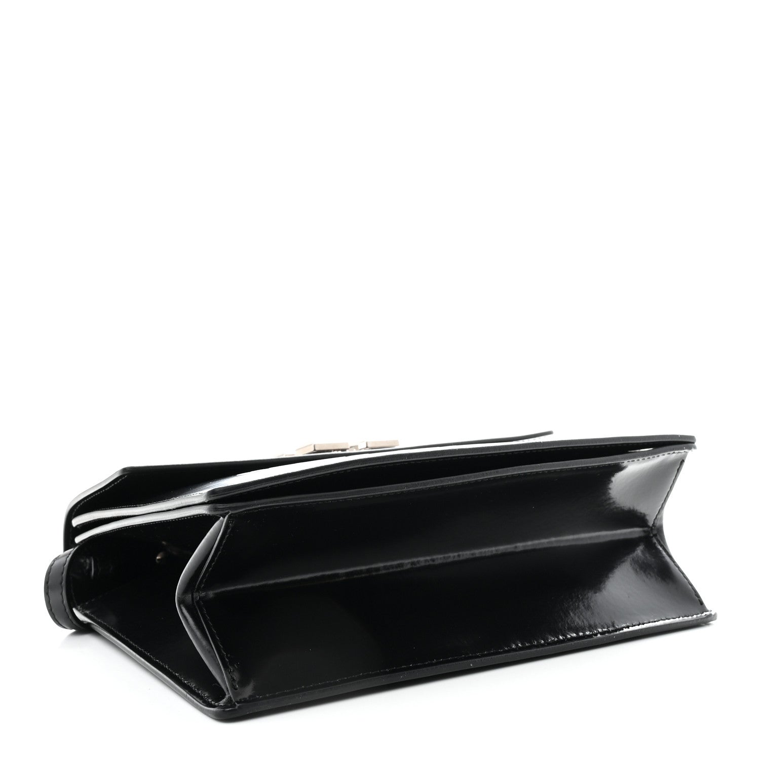 Off-White Calfskin Jitney 2.8 Not For Sale Top Handle Bag Black White 5 of 20