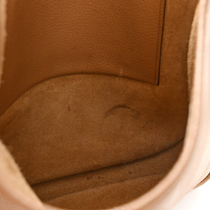 Hermes Taurillon Clemence Amazone Evelyne PM Camel 15 of 19