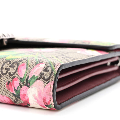 Gucci GG Supreme Monogram Blooms Mini Dionysus Chain Wallet Beige Multicolor Dry Rose 10 of 10