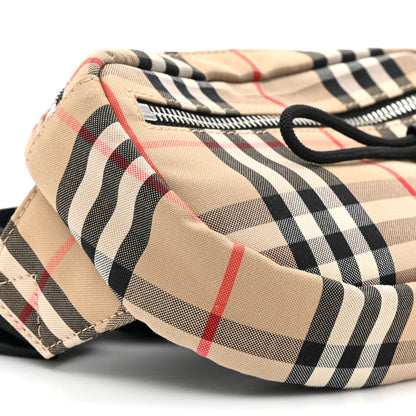 Burberry Nylon Vintage Check Small Cannon Bum Bag Archive Beige 8 of 8