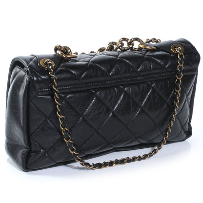 Chanel Quilted Medium Pondichery Flap Black 3 of 8