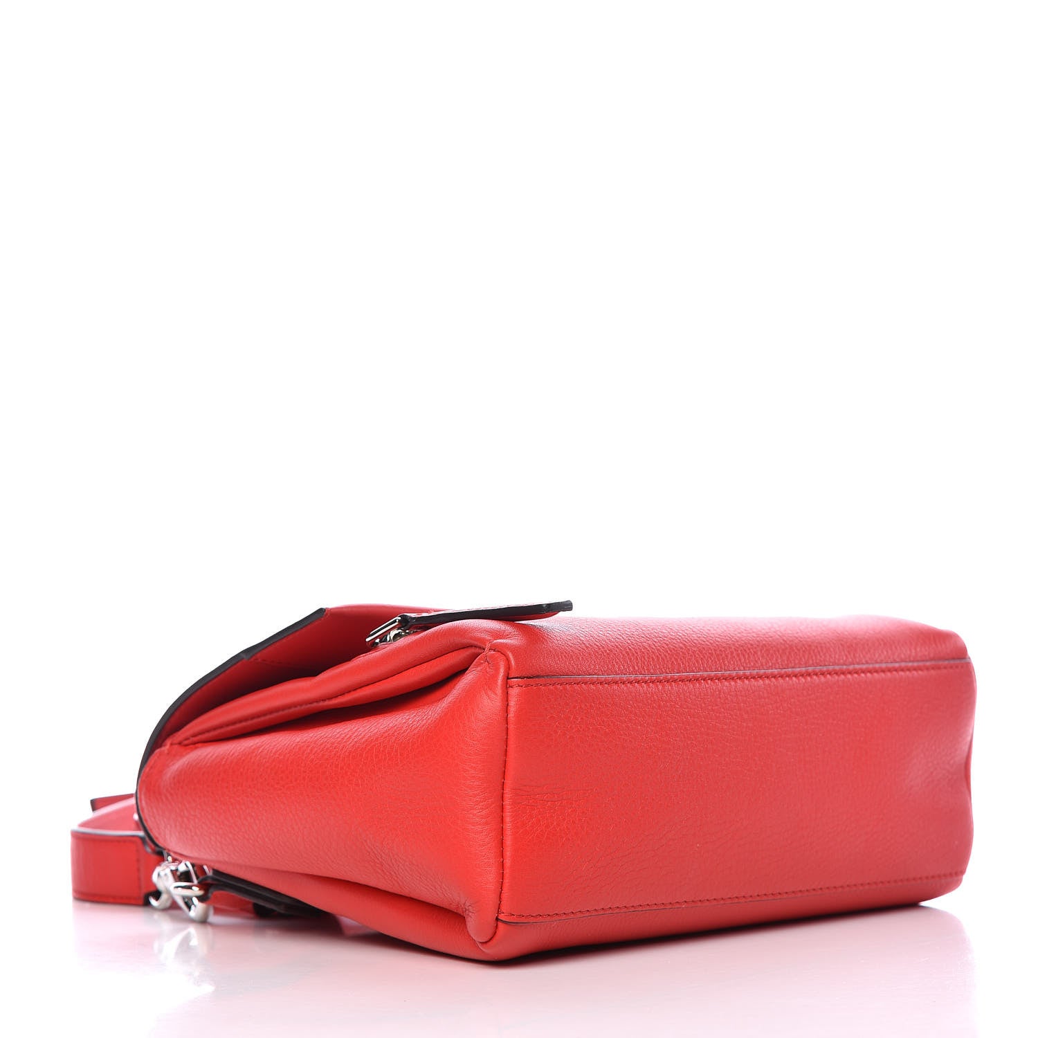 Givenchy Waxy Grained Calfskin Mini Pandora Pure Flap Bag Red 4 of 9