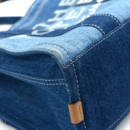 Marc Jacobs Denim Canvas Medium The Tote Bag Blue 10 of 11