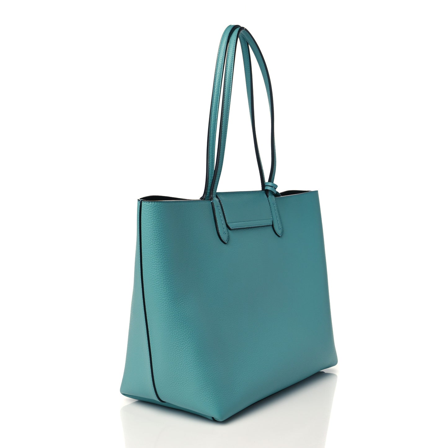 Calfskin Travel Tote Tyrone Turquoise